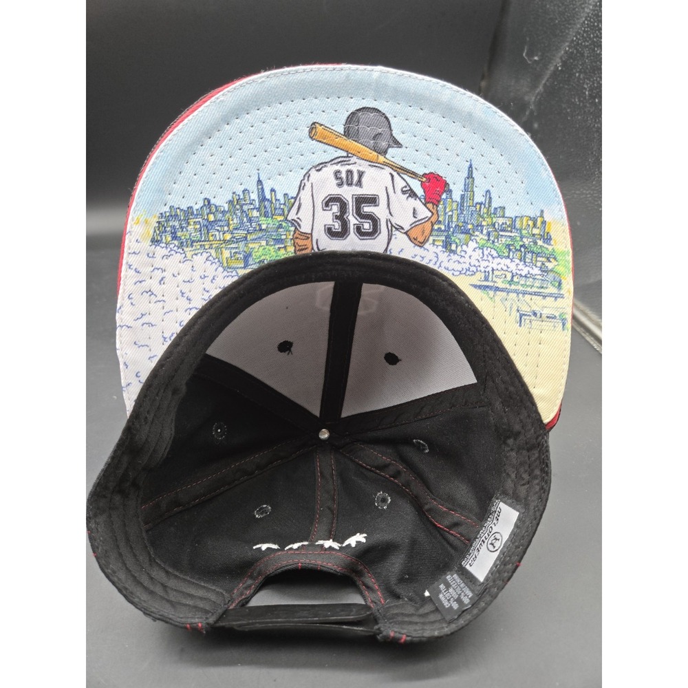 Chicago White Sox Frank Thomas City Skyline Hat 2021 SGA Black Snapback Cap